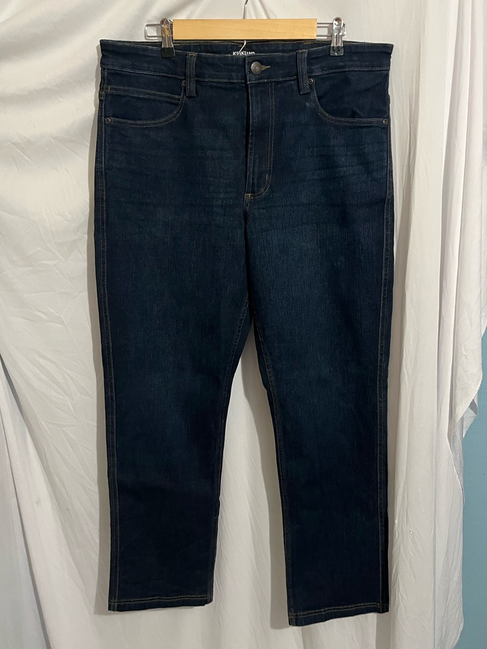 Kirkland Signature Men's Straight Jeans in Deep Navy NEVER USED/NO TAGS